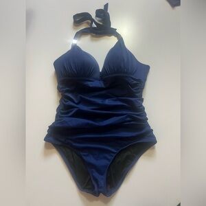 Victoria’s Secret One Piece Halter Swim Suit Size XL